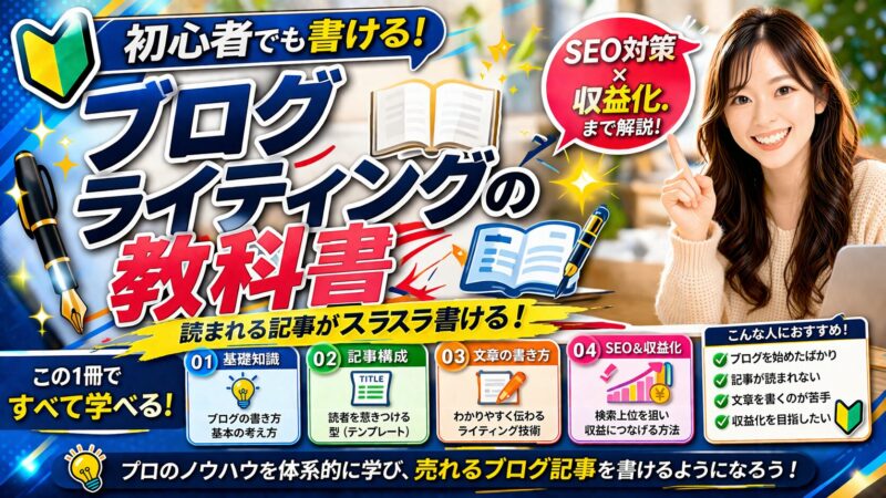 『ブログライティングの教科書』で学ぶ、稼げるブログの黄金法則（役立つ本の紹介記事） 