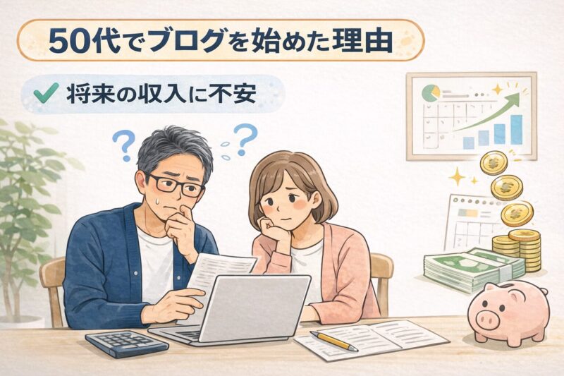 50代のブログ開始の理由